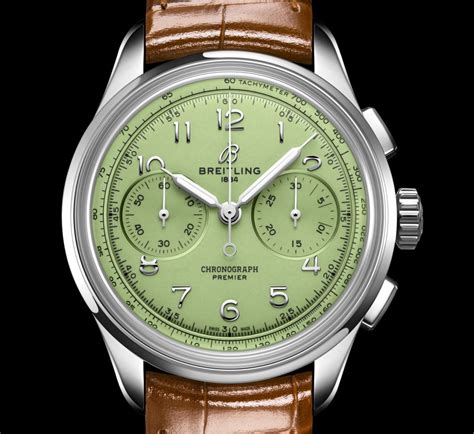 pistachio breitling heritage chronograph|breitling chronomat automatic.